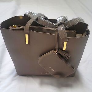 NWT, Joy & Iman Handbag w/ 2pc Set